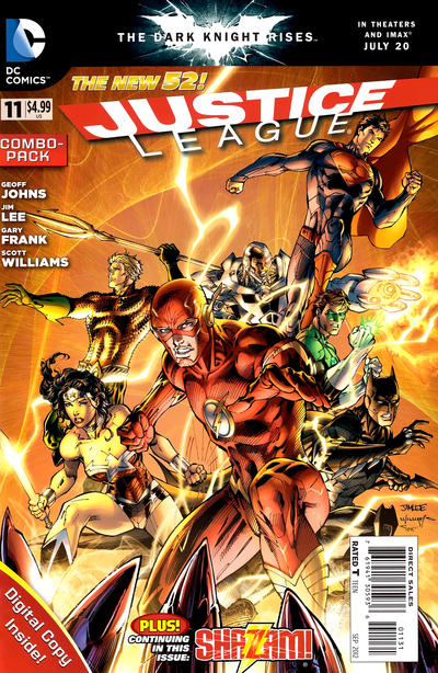 Cover for Justice League (DC, 2011 series) #11 [Combo-Pack]