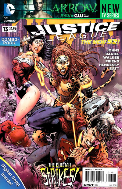 Cover for Justice League (DC, 2011 series) #13 [Combo-Pack]