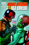 Cover Thumbnail for Mars Attacks Kiss (2013 series)  [Mars Attacks Judge Dredd variant]