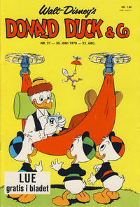 Cover for Donald Duck & Co (Hjemmet / Egmont, 1948 series) #27/1970