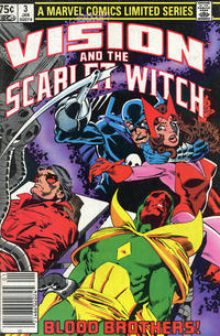 Cover Thumbnail for The Vision and the Scarlet Witch (Marvel, 1982 series) #3 [Canadian]
