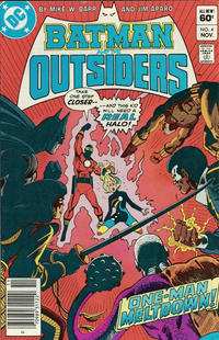 Cover for Batman and the Outsiders (DC, 1983 series) #4 [Newsstand]