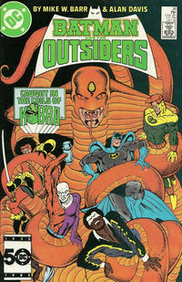Cover Thumbnail for Batman and the Outsiders (DC, 1983 series) #26 [Direct]