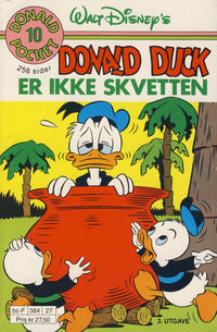 Cover Thumbnail for Donald Pocket (Hjemmet / Egmont, 1968 series) #10 - Donald Duck er ikke skvetten [3. opplag]