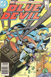 Cover for Blue Devil (DC, 1984 series) #8 [Newsstand]