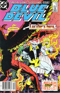 Cover Thumbnail for Blue Devil (DC, 1984 series) #31 [Newsstand]