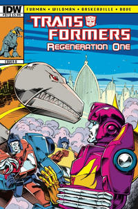 Cover Thumbnail for Transformers: Regeneration One (IDW, 2012 series) #87 [Cover B - Guido Guidi]