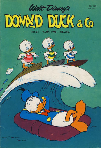 Cover for Donald Duck & Co (Hjemmet / Egmont, 1948 series) #24/1970