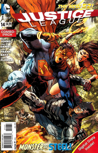 Cover for Justice League (DC, 2011 series) #14 [Combo-Pack]