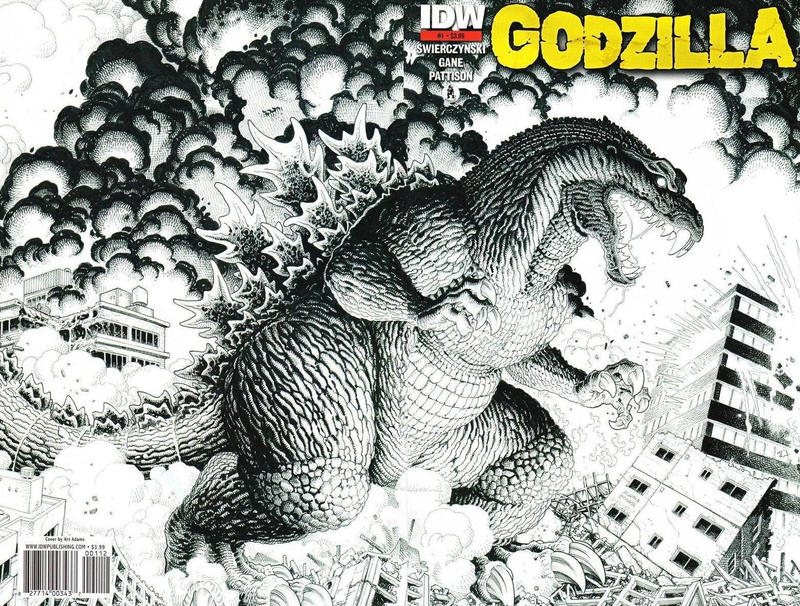 Cover for Godzilla (IDW, 2012 series) #1 [2nd Printing]