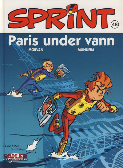 Cover for Sprint [Seriesamlerklubben] (Hjemmet / Egmont, 1998 series) #48 - Paris under vann