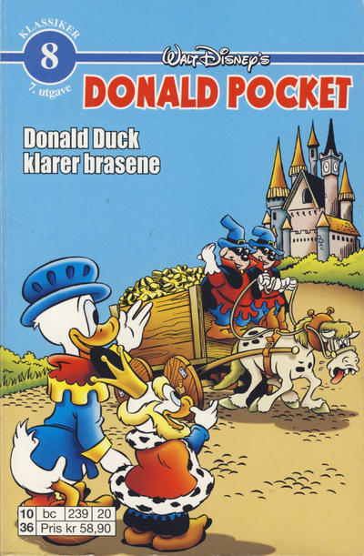 Cover for Donald Pocket (Hjemmet / Egmont, 1968 series) #8 [6. opplag]