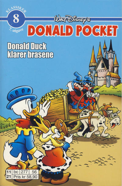Cover for Donald Pocket (Hjemmet / Egmont, 1968 series) #8 [6. opplag Reutsendelse 277 56]