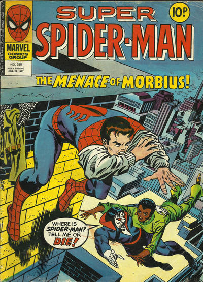 Cover for Super Spider-Man (Marvel UK, 1976 series) #255