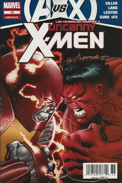 Cover for Los Increíbles Hombres X, Uncanny X-Men (Editorial Televisa, 2012 series) #10