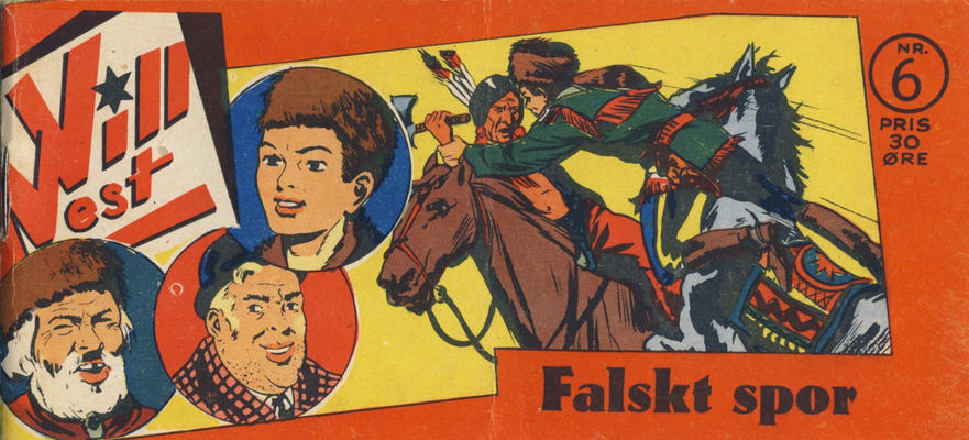 Cover for Vill Vest (Serieforlaget / Se-Bladene / Stabenfeldt, 1953 series) #6/1955