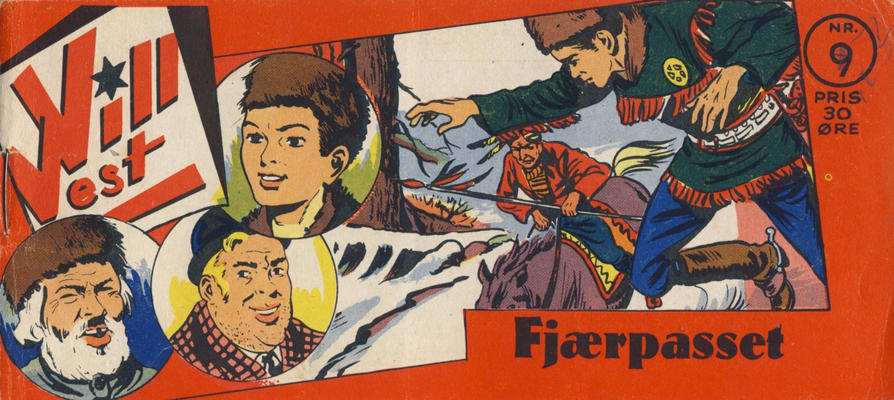 Cover for Vill Vest (Serieforlaget / Se-Bladene / Stabenfeldt, 1953 series) #9/1955