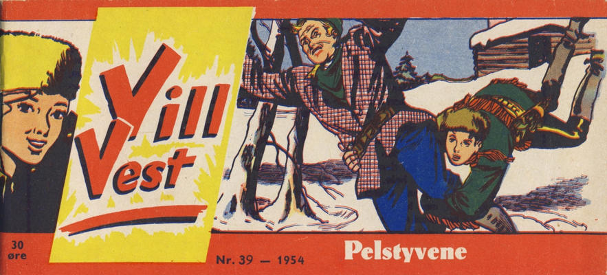 Cover for Vill Vest (Serieforlaget / Se-Bladene / Stabenfeldt, 1953 series) #39/1954
