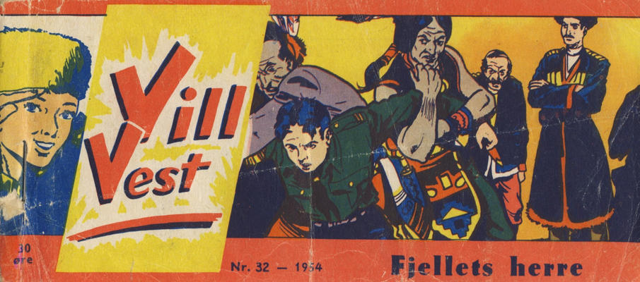 Cover for Vill Vest (Serieforlaget / Se-Bladene / Stabenfeldt, 1953 series) #32/1954