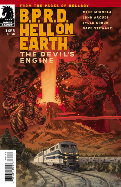 Cover for B.P.R.D. Hell on Earth: The Devil's Engine (Dark Horse, 2012 series) #1 [92]