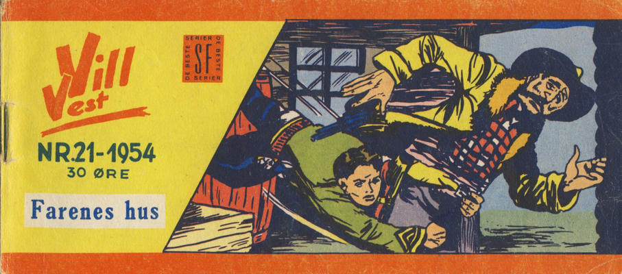 Cover for Vill Vest (Serieforlaget / Se-Bladene / Stabenfeldt, 1953 series) #21/1954