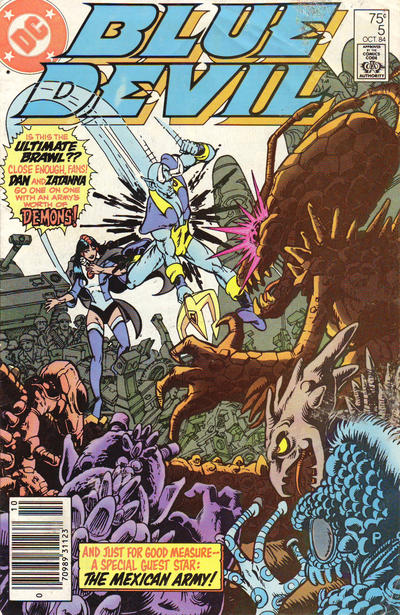 Cover for Blue Devil (DC, 1984 series) #5 [Newsstand]