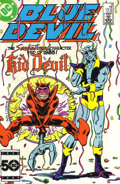 Cover for Blue Devil (DC, 1984 series) #14 [Direct]