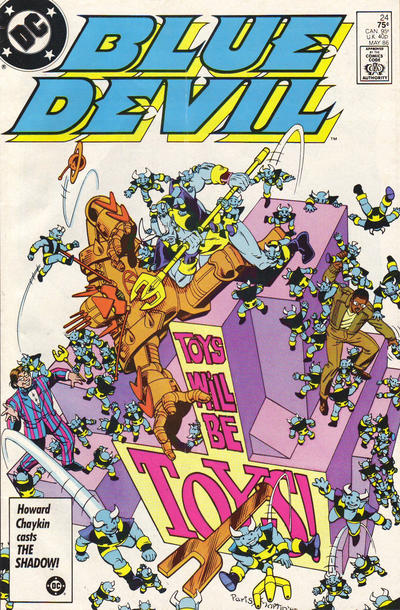 Cover for Blue Devil (DC, 1984 series) #24 [Direct]