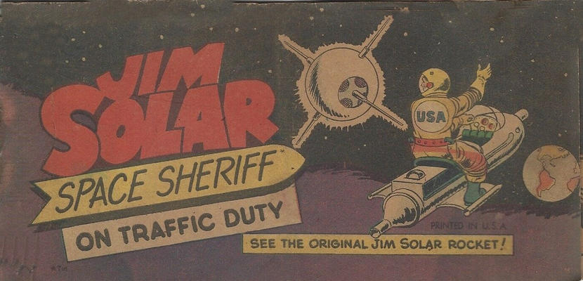 Cover for Jim Solar Space Sheriff on Traffic Duty (Vital Publications, 1955 ? series) 