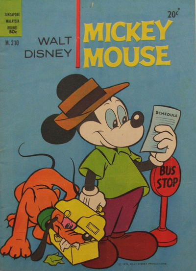 Cover for Walt Disney's Mickey Mouse (W. G. Publications; Wogan Publications, 1956 series) #210