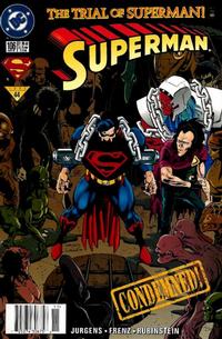 Cover Thumbnail for Superman (DC, 1987 series) #106 [Newsstand]