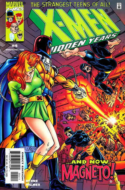 Cover for X-Men The Hidden Years (Marvel, 1999 series) #4 [Direct Edition]