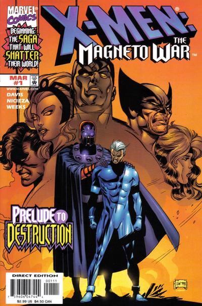 Cover for X-Men: Magneto War (Marvel, 1999 series) #1 [Direct Edition]
