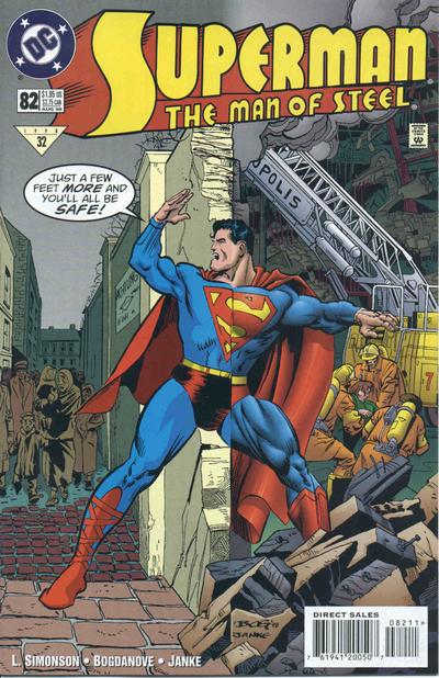 Cover for Superman: The Man of Steel (DC, 1991 series) #82 [Direct Sales]