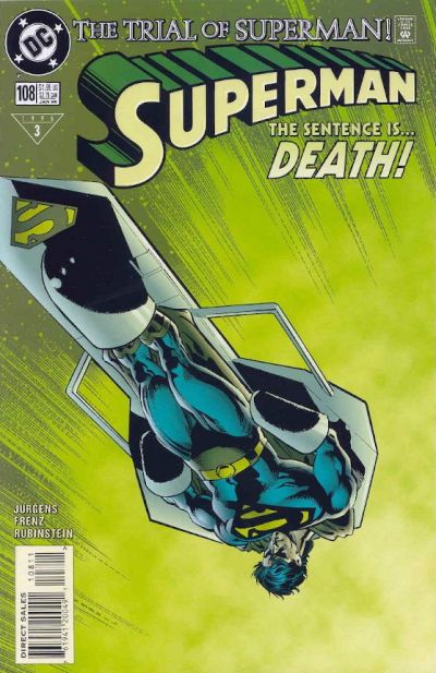 Cover for Superman (DC, 1987 series) #108 [Direct Sales]