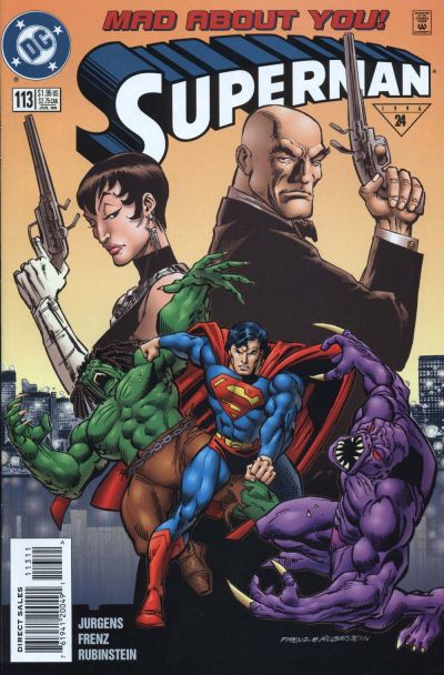 Cover for Superman (DC, 1987 series) #113 [Direct Sales]