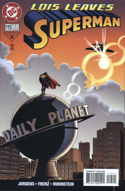 Cover for Superman (DC, 1987 series) #115 [Direct Sales]