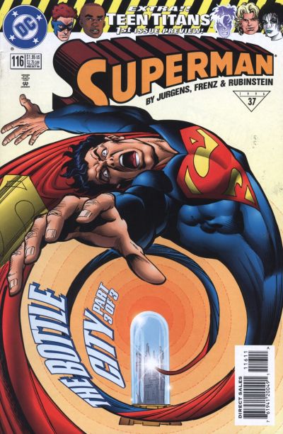 Cover for Superman (DC, 1987 series) #116 [Direct Sales]