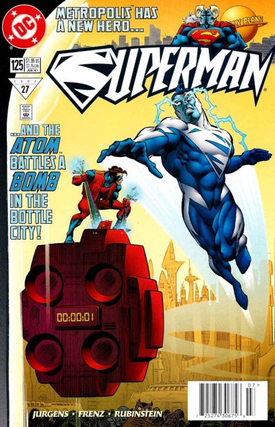 Cover for Superman (DC, 1987 series) #125 [Newsstand]