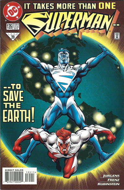 Cover for Superman (DC, 1987 series) #135 [Direct Sales]
