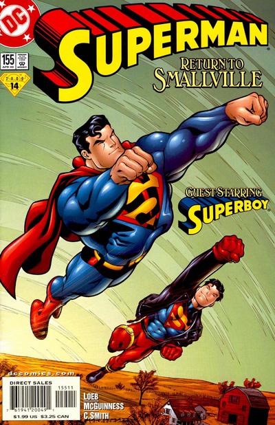 Cover for Superman (DC, 1987 series) #155 [Direct Sales]