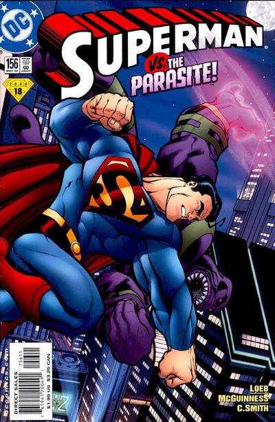 Cover for Superman (DC, 1987 series) #156 [Direct Sales]