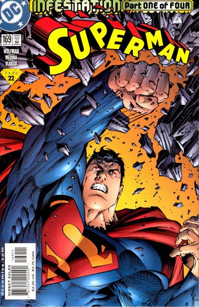 Cover for Superman (DC, 1987 series) #169 [Direct Sales]