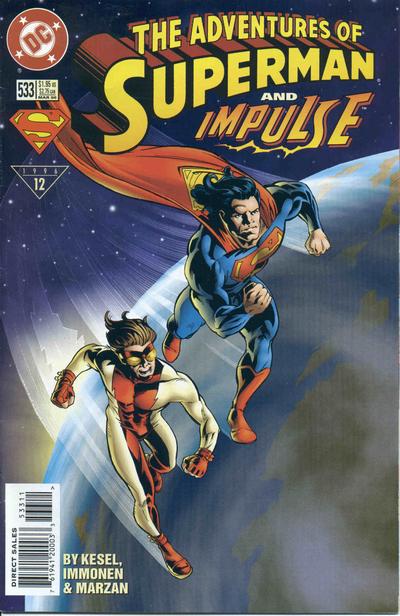 Cover for Adventures of Superman (DC, 1987 series) #533 [Direct Sales]