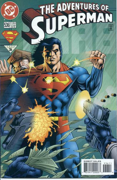 Cover for Adventures of Superman (DC, 1987 series) #536 [Direct Sales]
