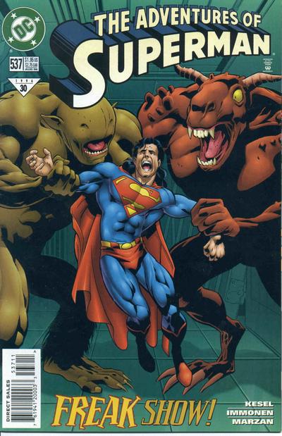 Cover for Adventures of Superman (DC, 1987 series) #537 [Direct Sales]