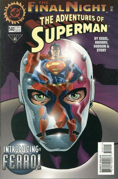 Cover for Adventures of Superman (DC, 1987 series) #540 [Direct Sales]