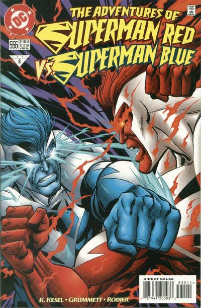 Cover for Adventures of Superman (DC, 1987 series) #555 [Direct Sales]