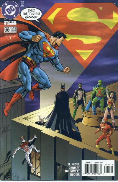 Cover for Adventures of Superman (DC, 1987 series) #565 [Direct Sales]
