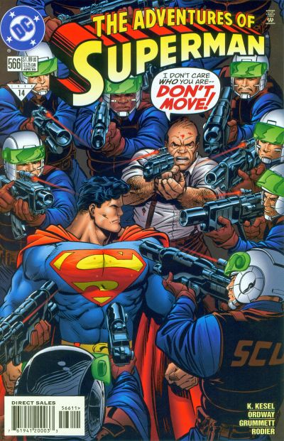 Cover for Adventures of Superman (DC, 1987 series) #566 [Direct Sales]